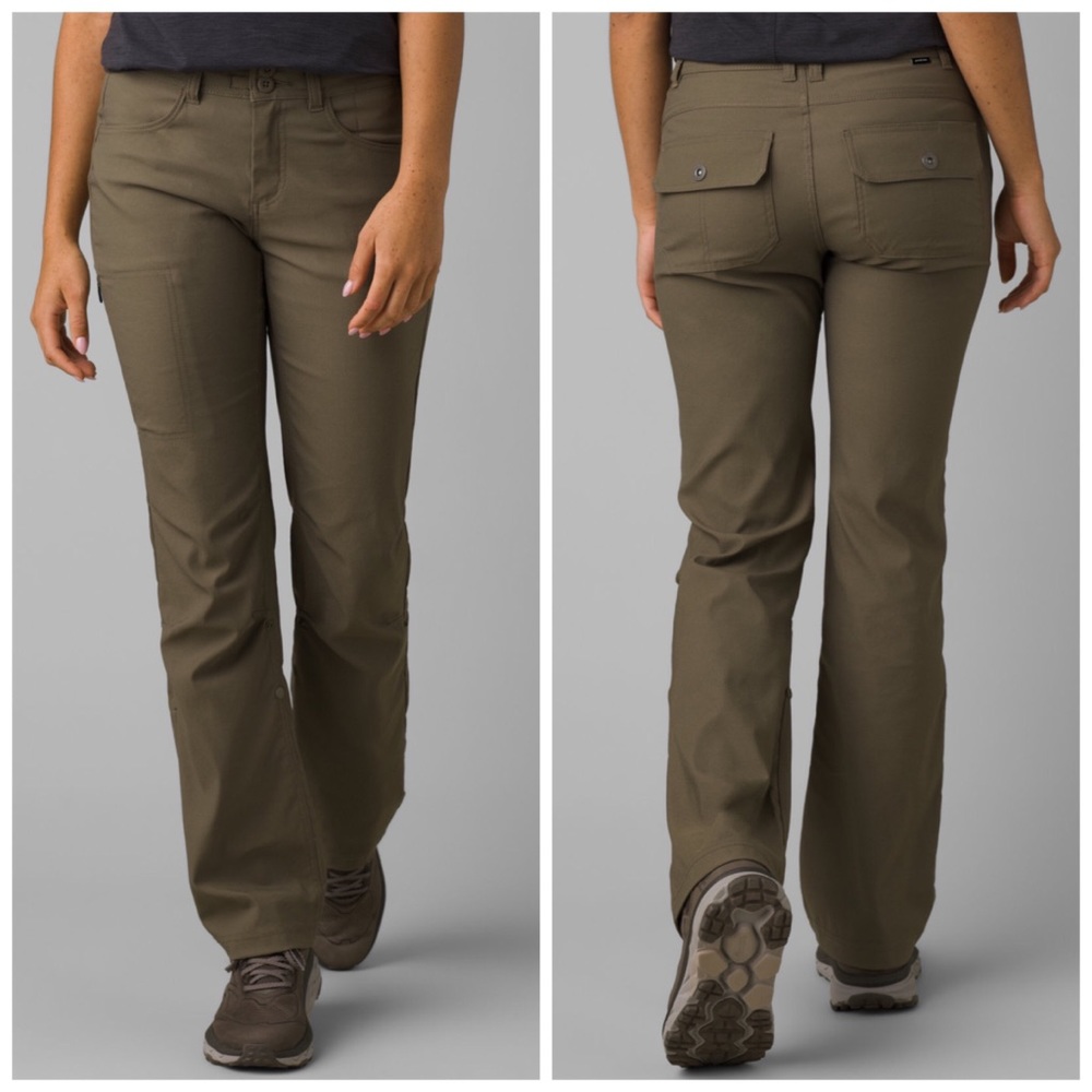 Prana Slate Green Halle II Pant Convertible Hiking Outdoor Pants